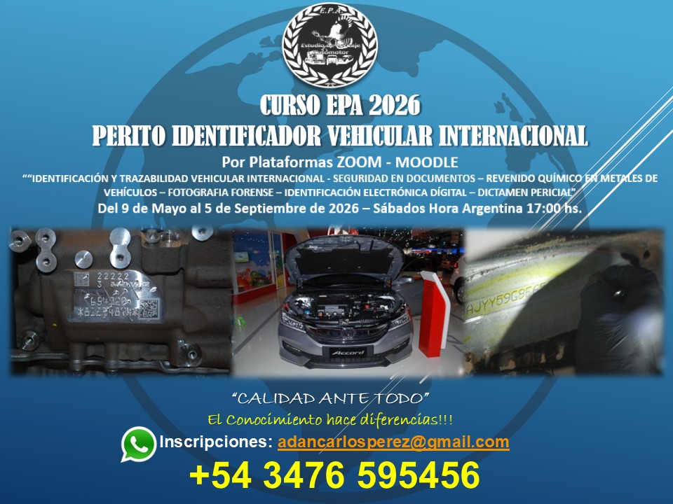 IDENTIFICACIÓN Y TRAZABILIDAD VEHICULAR INTERNACIONAL
